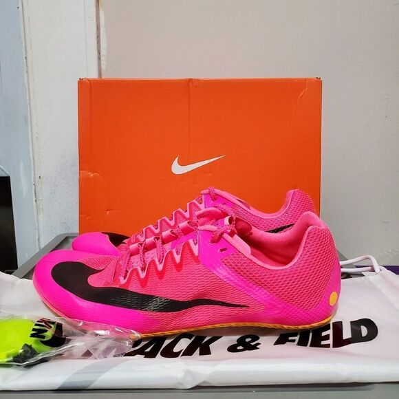 Nike Zoom Rival Sprint Mens Sz 13/Womens Sz 14.5 Pink Track Spikes DC8753-600 - Picture 1 of 16